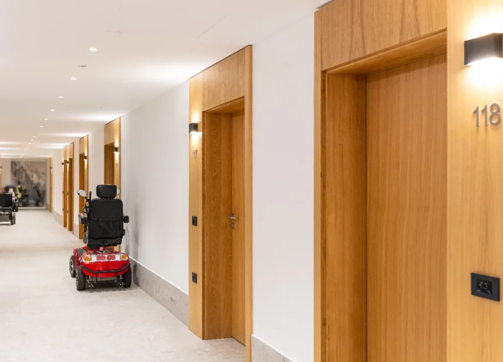 A modern bright hotel