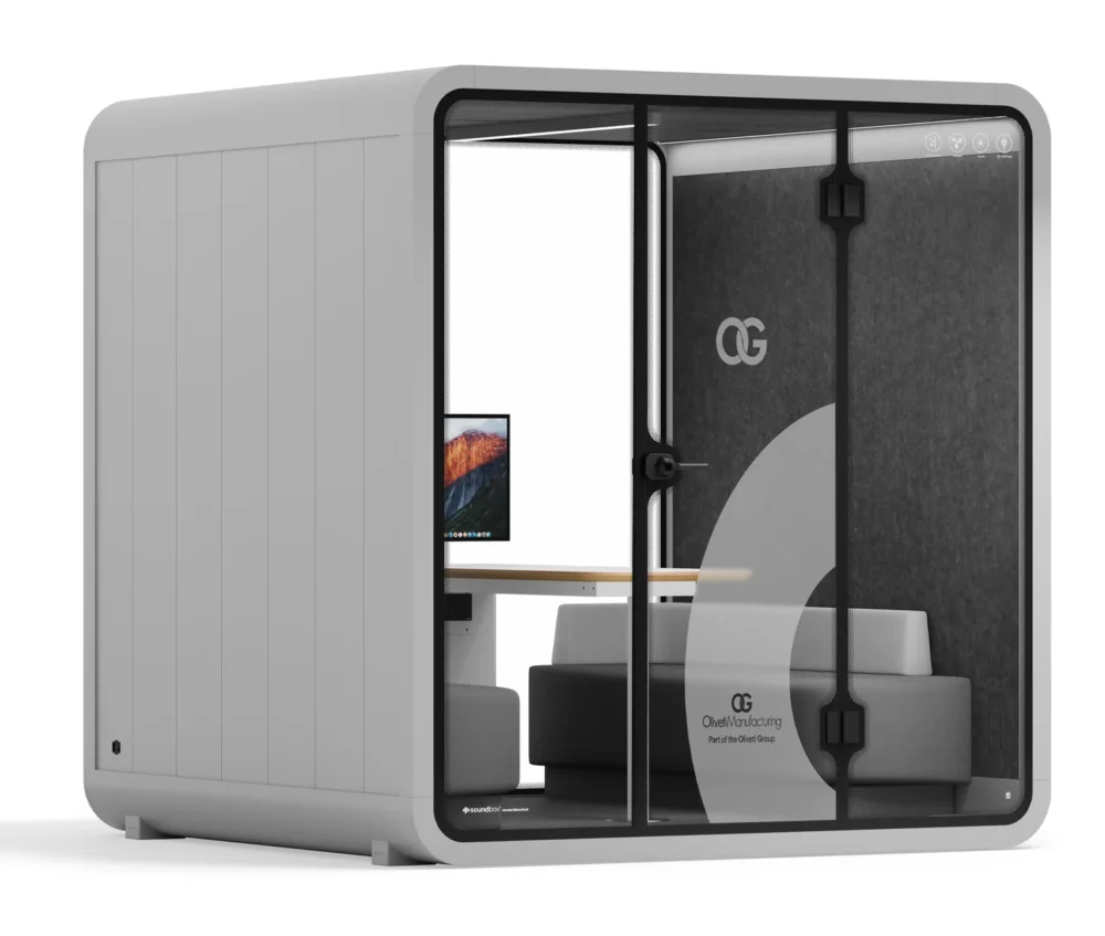 A large modern pod side on.